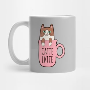 Catte Latte Coffe Cat Mug